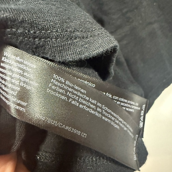 Eileen Fisher Black Long Sleeve Top - Picture 4 of 5